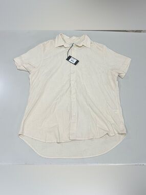 Bonobos Casual Short-Sleeve Button-Down Shirt in Cream
